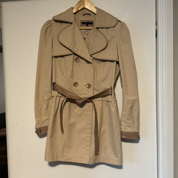 Rudsak Trench Coat with Leather Details - Picture 3 of 7